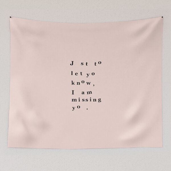 Item preview, I miss you (pink) designed and sold by Madame Memento.