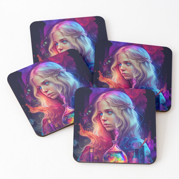 Item preview, Psychedelic Dream Blondy Girl Alchemist designed and sold by PosterManiaRo.