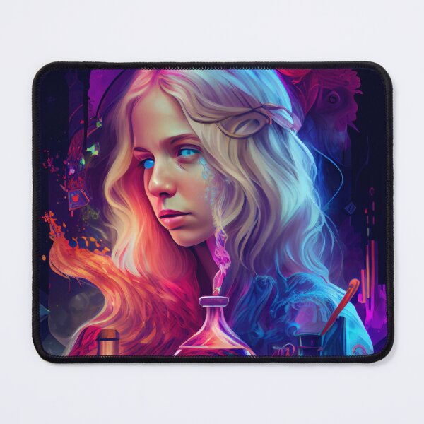 Item preview, Psychedelic Dream Blondy Girl Alchemist designed and sold by PosterManiaRo.