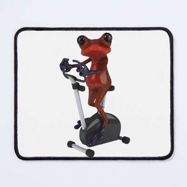 Item preview, frog on rowing machine designed and sold by The Enthousiaste.