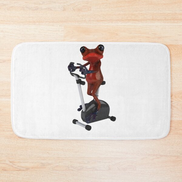 Item preview, frog on rowing machine designed and sold by The Enthousiaste.
