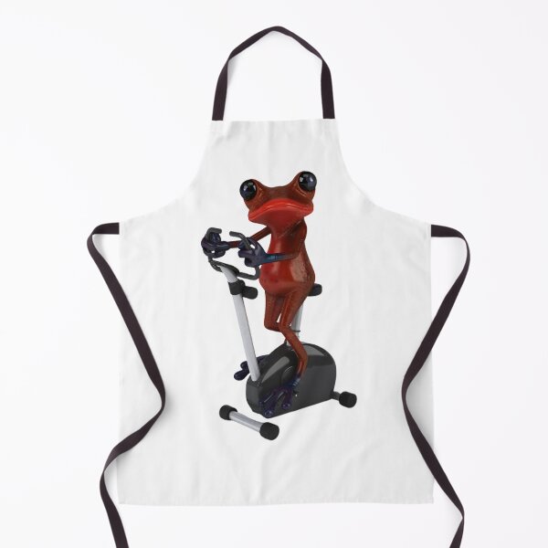 Item preview, frog on rowing machine designed and sold by The Enthousiaste.
