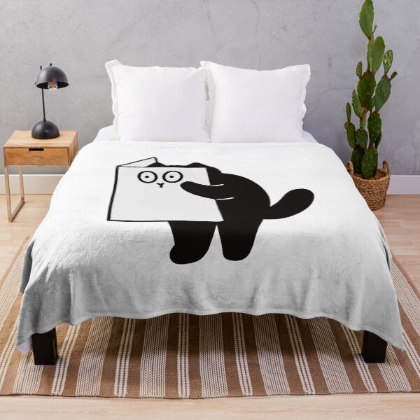 Item preview, The Black cat can read a newspaper designed and sold by MalaloStudio.