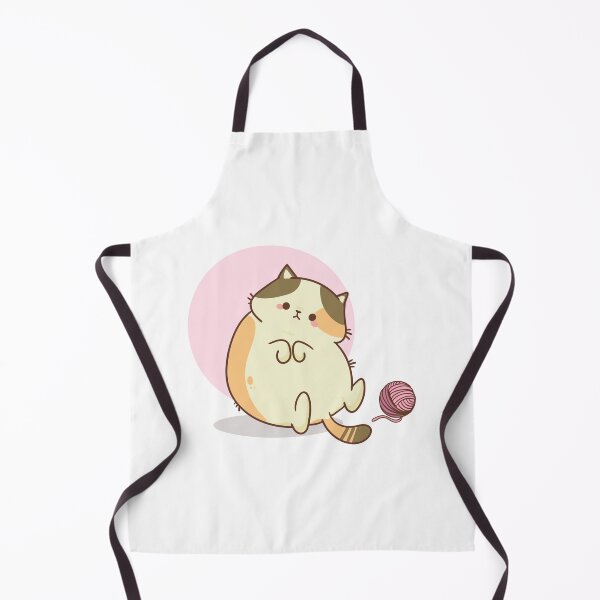 Item preview, funny and cute cat with a ball of wool designed and sold by wassim sadiki.