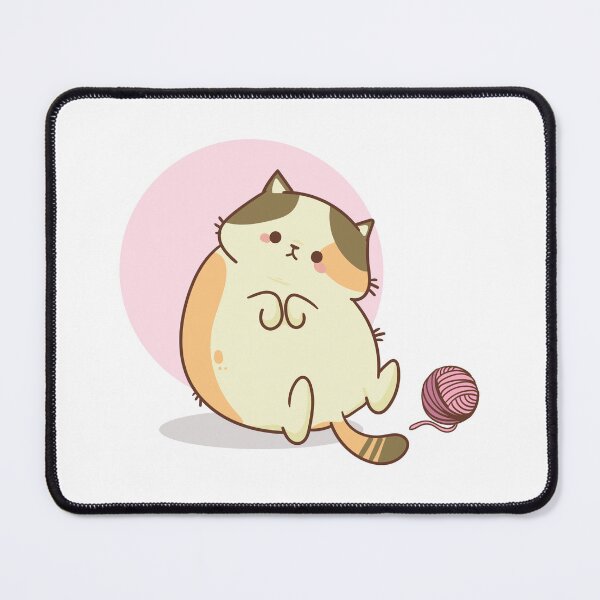 Item preview, funny and cute cat with a ball of wool designed and sold by wassim sadiki.
