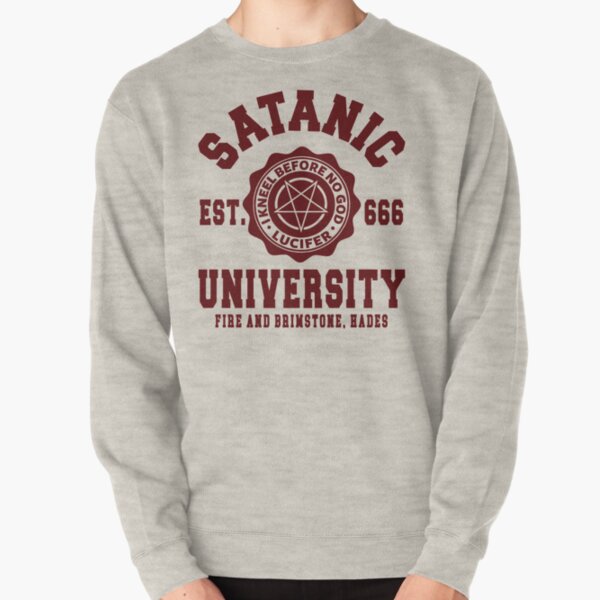 SATANIC UNIVERSITY - SATANISM OCCULT Pullover Sweatshirt