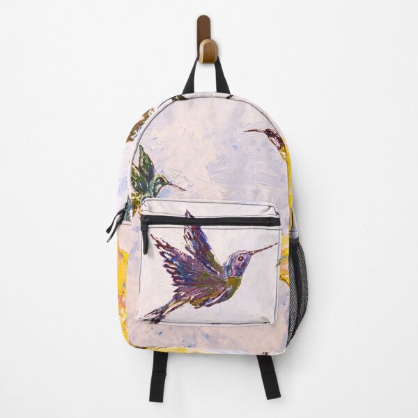 Item preview, Hummingbird Portrait Fantasy Painting Abstract Art designed and sold by Silke Host.
