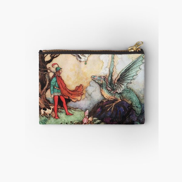 Item preview, Fantasy Scene with Dragon and Adventurer designed and sold by Vintage Designs +.