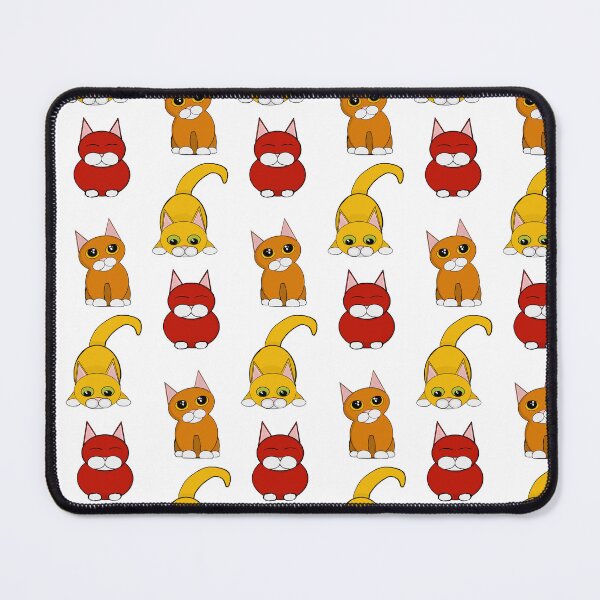 Item preview, The Cats of Fall - Vertical Pattern - Astonished Cat Company designed and sold by AstonishedCatCo.