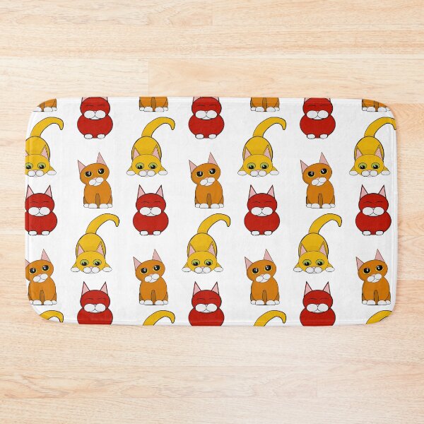 Item preview, The Cats of Fall - Vertical Pattern - Astonished Cat Company designed and sold by AstonishedCatCo.