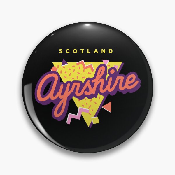 Item preview, Retro 90s Pop 'Ayrshire' Vintage Scotland designed and sold by dinosareforever.