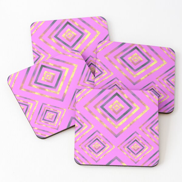 Item preview, Fire Box Diagonal Stacks Dimensional on Hot Magenta Repeat 5748 designed and sold by Art in My Loft.