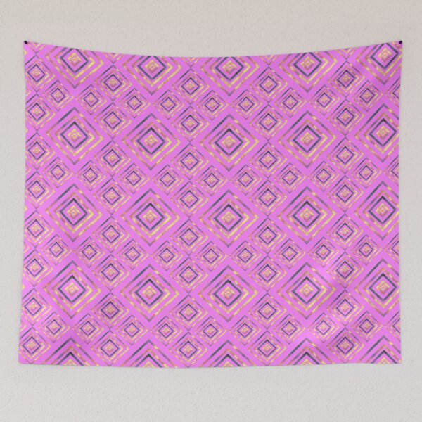 Item preview, Fire Box Diagonal Stacks Dimensional on Hot Magenta Repeat 5748 designed and sold by Art in My Loft.
