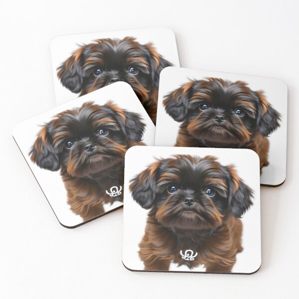 Item preview, Cute Affenpinscher, cartoon drawing, Ai Generated Art  designed and sold by ACC .