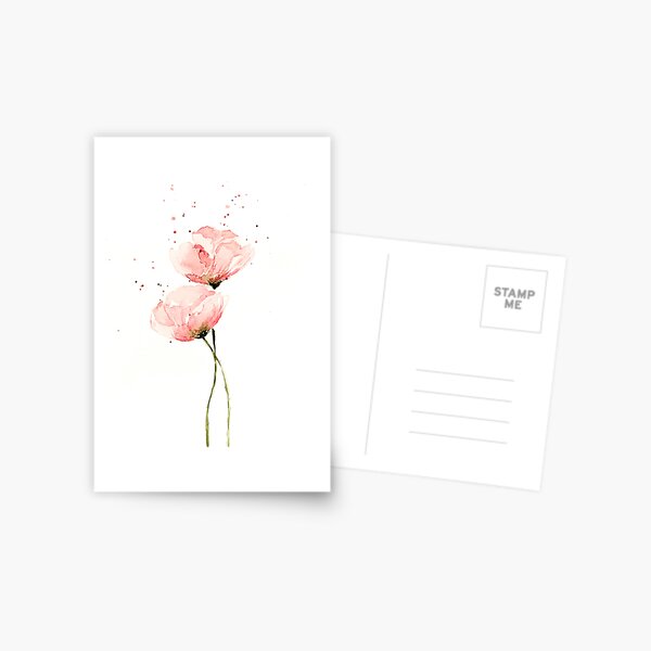 Item preview, pink poppies designed and sold by Prachi Burathoki.