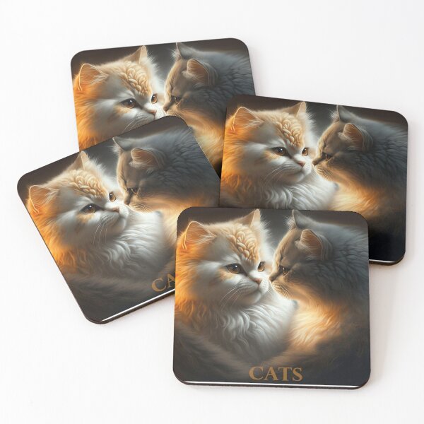 Item preview, Romantic cats designed and sold by HagaAIArt.