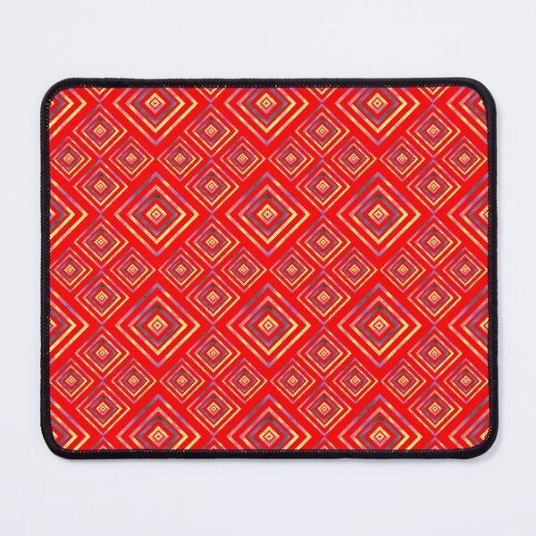 Item preview, Fire Box Diagonal Stacks Dimensional on Red Repeat 5748 designed and sold by Art in My Loft.