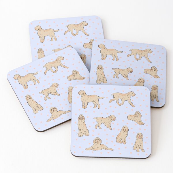 Item preview, Spinone italiano dog cute illustration pattern  designed and sold by Yarafantasyart.