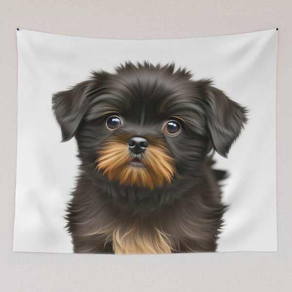 Item preview, Cute Affenpinscher, cartoon drawing, Ai Generated Art  designed and sold by ACC .