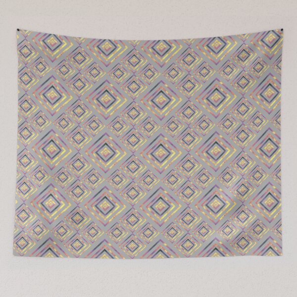 Item preview, Fire Box Diagonal Stacks Dimensional on Grey Repeat 5748 designed and sold by Art in My Loft.
