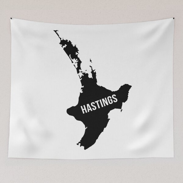 Item preview, Hastings, New Zealand Silhouette designed and sold by CartoCreative.