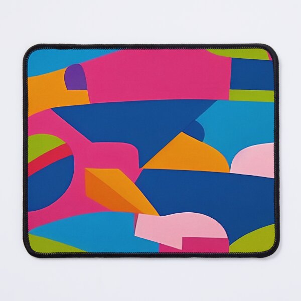 Item preview, Colorful multicolor abstract shapes organic geometric patterns 75 designed and sold by vishalraifx.