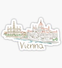 Vienna Wien Panorama Sticker