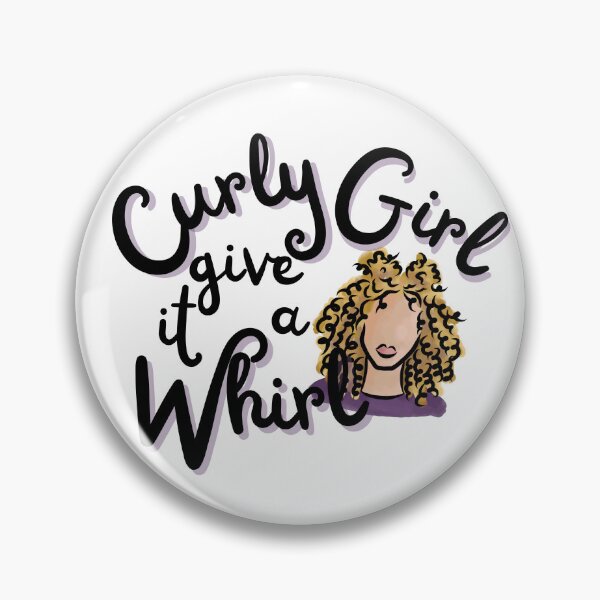 Item preview, Curly Girl - Give it a Whirl (Blonde) designed and sold by Curly-Cuties.