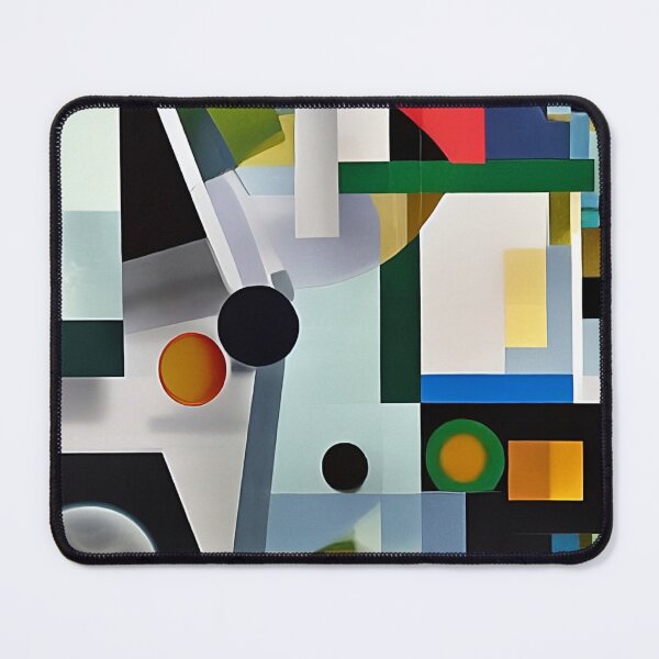 Item preview, Colorful multicolor abstract shapes organic geometric patterns 84 designed and sold by vishalraifx.