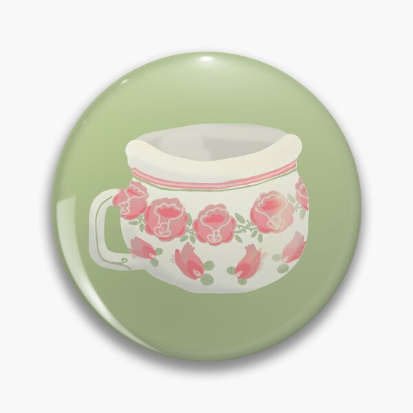 Item preview, Coral Rose Chamber Pot designed and sold by LochNestFarm.