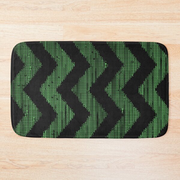 Item preview, Zig Zag Lines Matrix Green designed and sold by KleineStar.