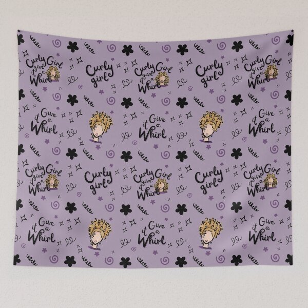 Item preview, Curly Girl - Give it a Whirl (Blonde) designed and sold by Curly-Cuties.