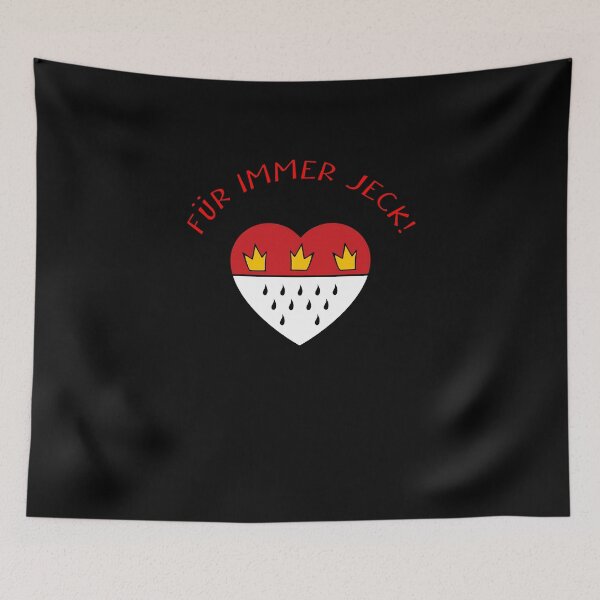 Item preview, Carnival costume Koelle Alaaf heart coat of arms designed and sold by Shirt-Expert.
