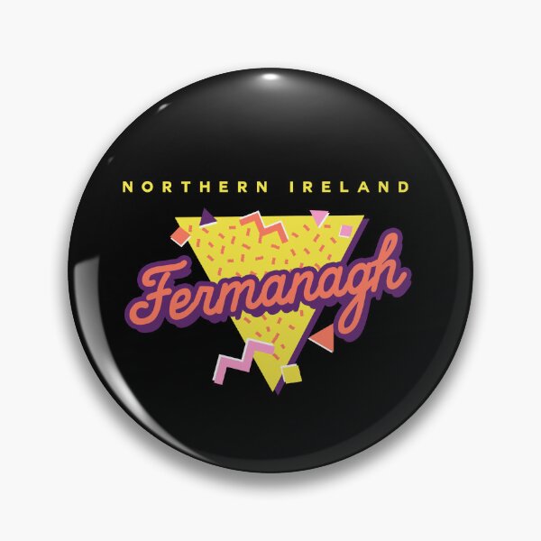 Item preview, Retro 90s Pop 'Fermanagh' Vintage Northern Ireland designed and sold by dinosareforever.