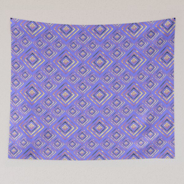 Item preview, Fire Box Diagonal Stacks Dimensional on Blue Repeat 5748 designed and sold by Art in My Loft.