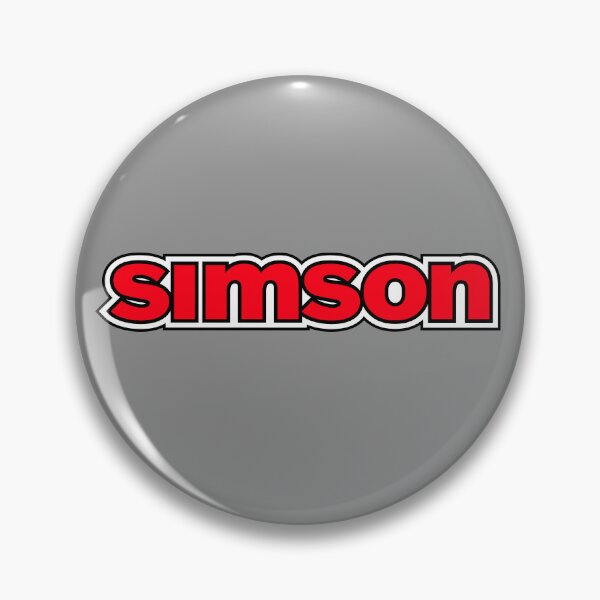 Item preview, Simson logo (red) designed and sold by VEB Ostladen.
