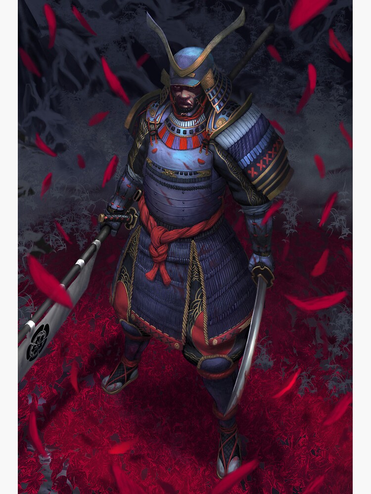 Samurai Afro Black Yasuke Sengoku Warrior Ronin Anime Fan Poster