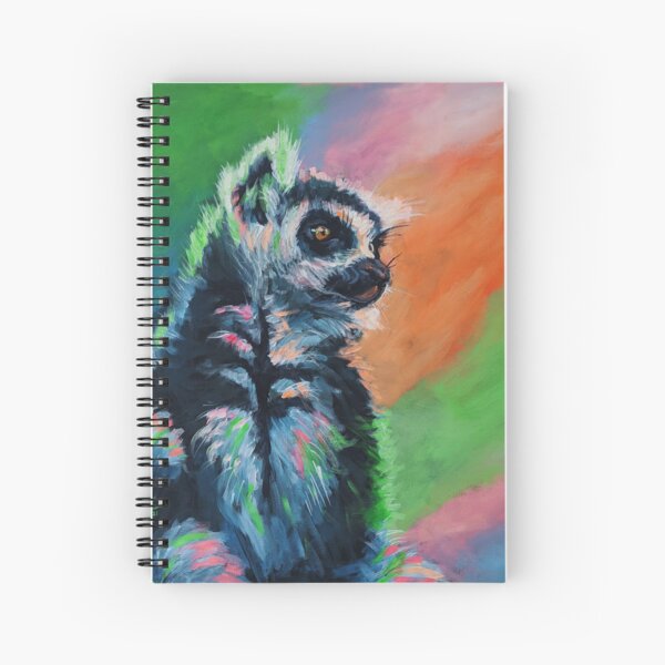 Lemar the Lemur Spiral Notebook