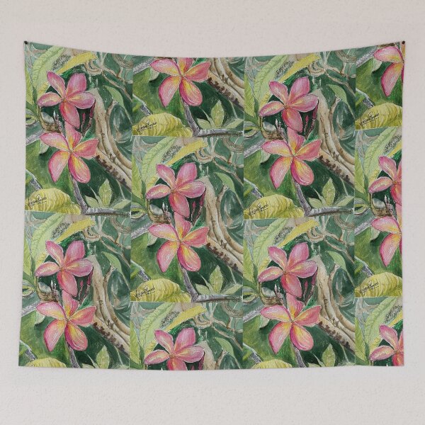 Item preview, Flowery pinks designed and sold by AnjuPaintings.