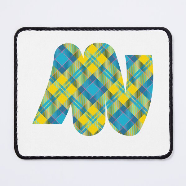 Item preview, Green Yellow Noodle Plaid Pattern designed and sold by Halcion C.