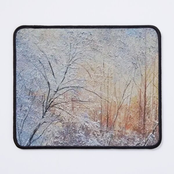 Item preview, d57-3 Frozen Tree Forest Jungle winter sunset, cold but beautiful winter days, icy lake, snowy and apprentice grass forests, watercolor works, winter landscape, beautiful winter season, frozen lake designed and sold by bcbutika.