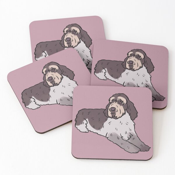 Item preview, Spinone italiano cute illustration  designed and sold by Yarafantasyart.