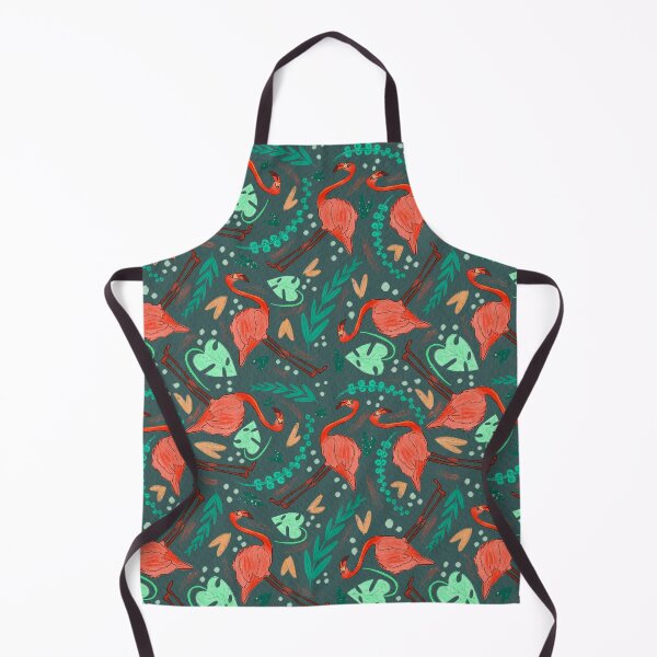 Item preview, Flamingo in the jungle designed and sold by Lenecreates.