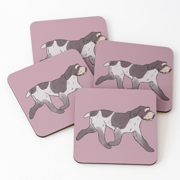 Item preview, Spinone italiano cute illustration  designed and sold by Yarafantasyart.