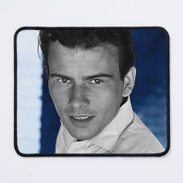 Item preview, Horst Buchholz on blue background designed and sold by carmencuarzo.