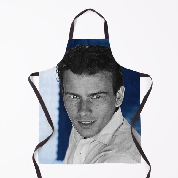 Item preview, Horst Buchholz on blue background designed and sold by carmencuarzo.