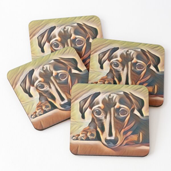 Item preview, Abstract Cute Puppy Art designed and sold by Rell1970.