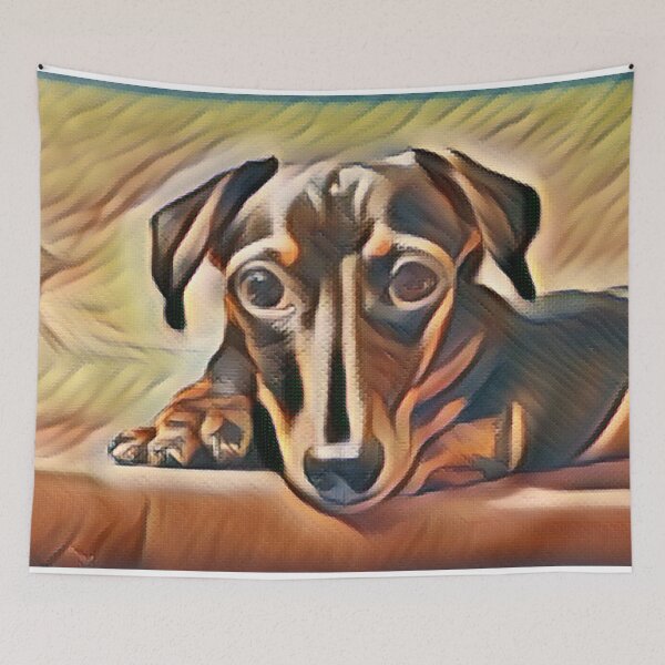Item preview, Abstract Cute Puppy Art designed and sold by Rell1970.