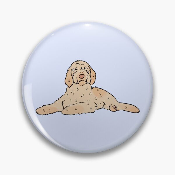 Item preview, Spinone italiano cute illustration  designed and sold by Yarafantasyart.