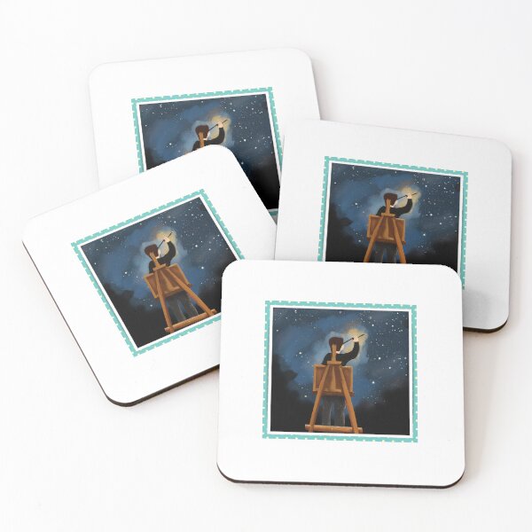 Item preview, THIS IS A PAINTING OF A PAINTER PAINTING NIGHT SKY   designed and sold by rawat401.
